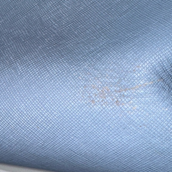 Coach Madison East West Blue Saffiano Leather Tote - Picture 5 of 15